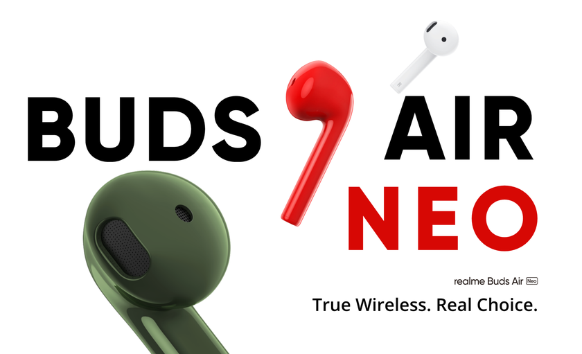 Realme Buds Air Neo: 13-миллиметровые драйверы, функция Google Fast Pair для быстрого подключения, автономность до 17 часов и ценник в $40