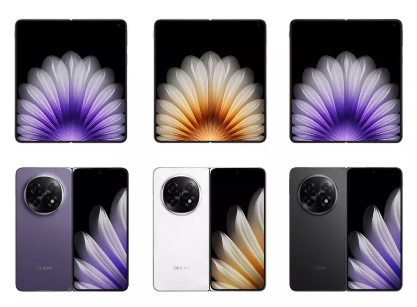 Первый взгляд: Официальные рендеры Oppo Find N5 представляют дизайн