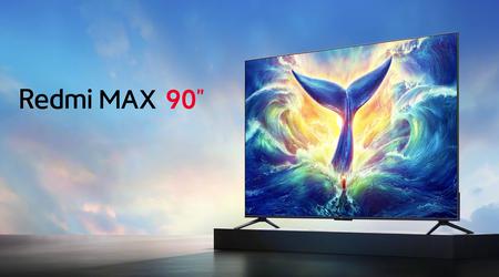Xiaomi a dévoilé une version 90 pouces de la TV intelligente Redmi MAX avec un écran 144Hz au prix de 1150 $.