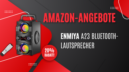 TENMIYA Bluetooth-Lautsprecher A23 – Jetzt 10€ günstiger!