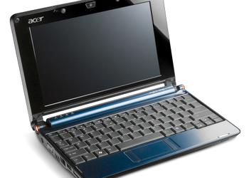 Acer вышла на первое место в мире по продажам нетбуков