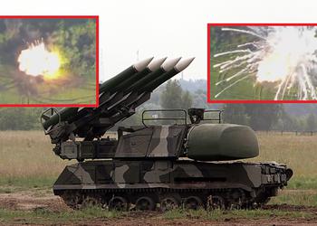 Ukraińskie Siły Zbrojne pokazują materiał filmowy przedstawiający spektakularne zniszczenie rosyjskiego systemu rakiet ziemia-powietrze Buk M1-2.