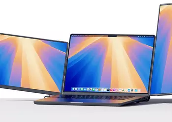 One laptop - three screens: Jsaux ...