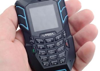 Sigma mobile X-treme AT67 Kantri: миниатюрный защищенный телефон с функцией Bluetooth-терминала