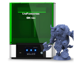 UniFormation GKtwo hars 3D printer 8K