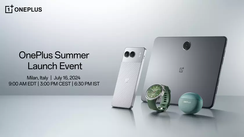 Где и когда смотреть презентацию OnePlus Nord 4, OnePlus Pad 2, OnePlus Watch 2R и OnePlus Nord Buds 3 Pro