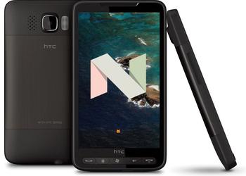 Легендарный HTC HD2 получил Android Nougat