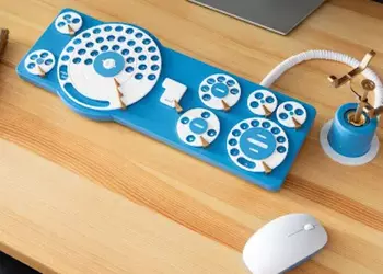 Google Japan снова удивляет: представлен концепт клавиатуры с дисковыми циферблатами вместо клавиш