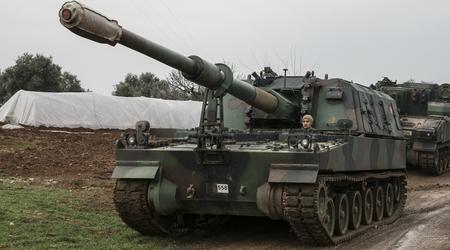 Ukraina mottar tyrkiske T-155 Firtina selvdrevne haubitsere med en maksimal rekkevidde på 40 km