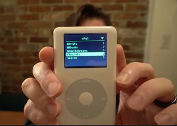 Вопреки здравому смыслу 16-летний iPod переделали, чтобы запустить на нем Spotify