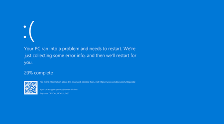 Vuelve la pantalla azul de la muerte en Windows 11