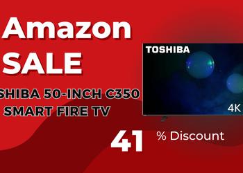 TOSHIBA 50-inch C350 Smart Fire TV - NOW $130 OFF!