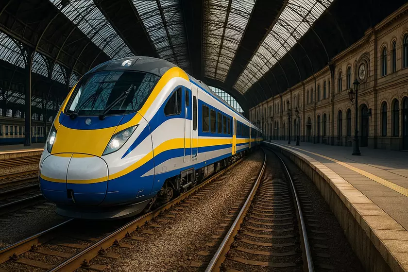 Посмотрите на впечатляющее изображение поезда во Львове: новый уровень украинской иллюстрации