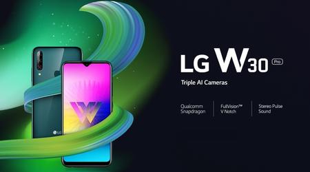 Бюджетник LG W30 Pro із IPS-екраном, чіпом Snapdragon 632, потрійною камерою та батареєю на 4050 мАг оцінили у $176