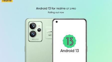 Finally! realme GT2 Pro started to receive a stable version of Android 13 with realme UI 3.0