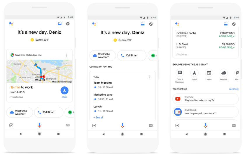 В Google Assistant появились карточки в стиле Google Now