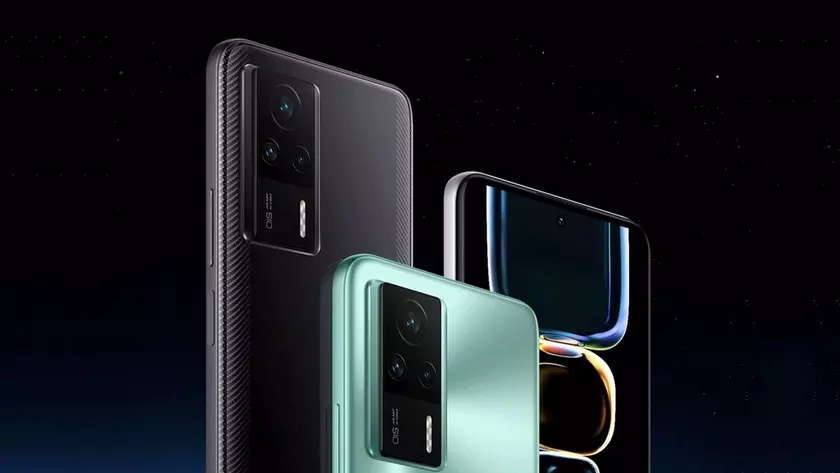 Смартфон Redmi K60 на официальном рендере