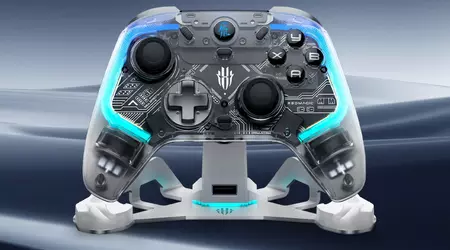 Not just the Red Magic 9S Pro smartphone: nubia is preparing to release a gaming controller with transparent design and RGB lighting