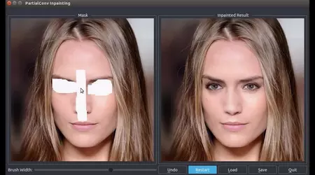Artificial Intelligence NVIDIA completes the details on the photo