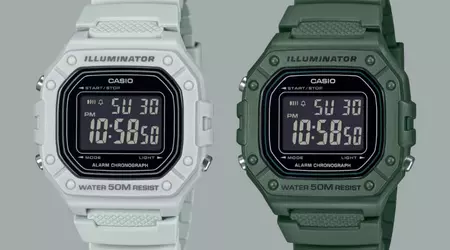 Casio introduces affordable W-218H with backlight and 7-year battery