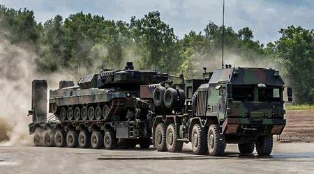 Tyskland donerer BIBER-utlegger, 2A1 Dachs pansrede ingeniørkjøretøy, MAN HX81-traktorer og annet militært utstyr til AFU
