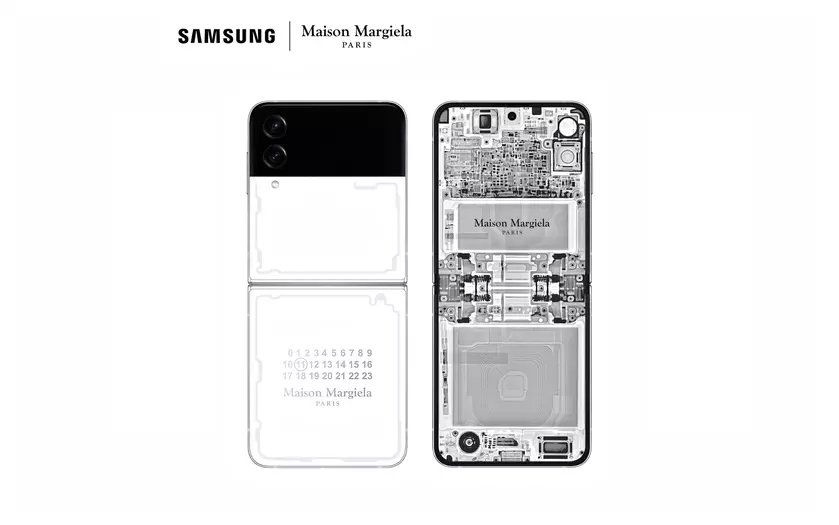 Samsung и Maison Margiela представили специальную версию раскладушки Galaxy Flip 4
