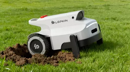 CES 2026 : LOPKIN a présenté une tondeuse robotisée avec un système d'auto-récupération