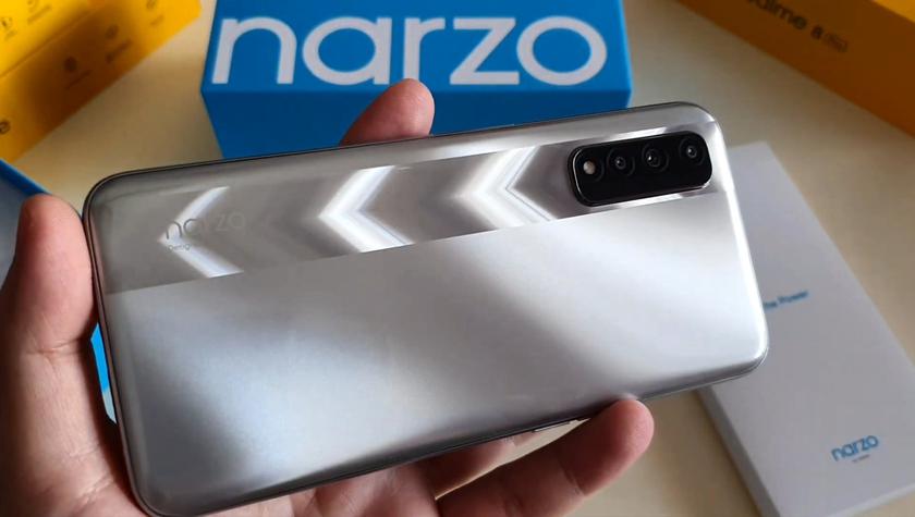 Конкурент Redmi Note 10S: в сети появилось видео c распаковкой смартфона Realme Narzo 30