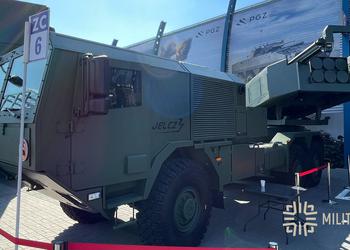 Польша представила американскую ракетную систему HIMARS на отечественном колёсном шасси Jelcz 663.45 T60 TS 6×6