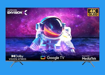 Motorola Envision X TV: линейка смарт-телевизоров с 4K QLED-экранами до 65″, поддержкой Dolby Vision и Google TV на борту