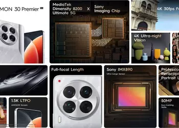 Tecno официально представила новый смартфон Camon 30 Premier перед его запуском на рынок в мае