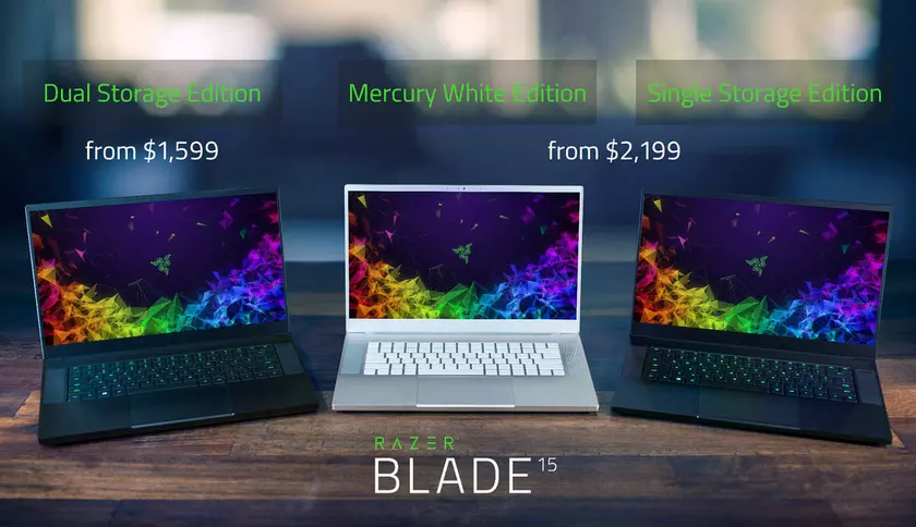 Ноутбук Razer Blade 15 получил серую версию и базовую модель за $1600