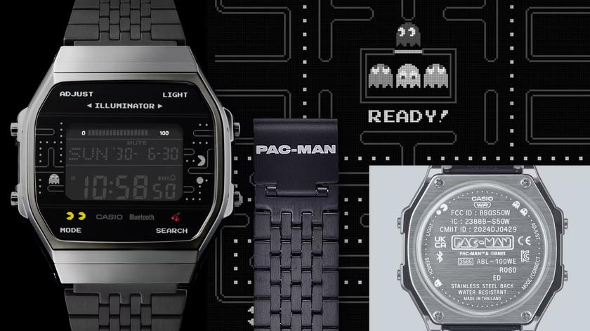 Casio официально представила часы ABL-100WEPC-1B в стиле Pac-Man с Bluetooth и трекером шагов в США