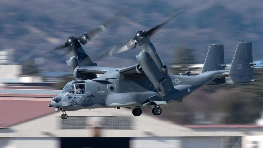 US landed part of V-22 Osprey convertibles due to technical faults