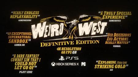 Devolver Digital has announced the release of Weird West: Definitive Edition with 4K 60 fps support