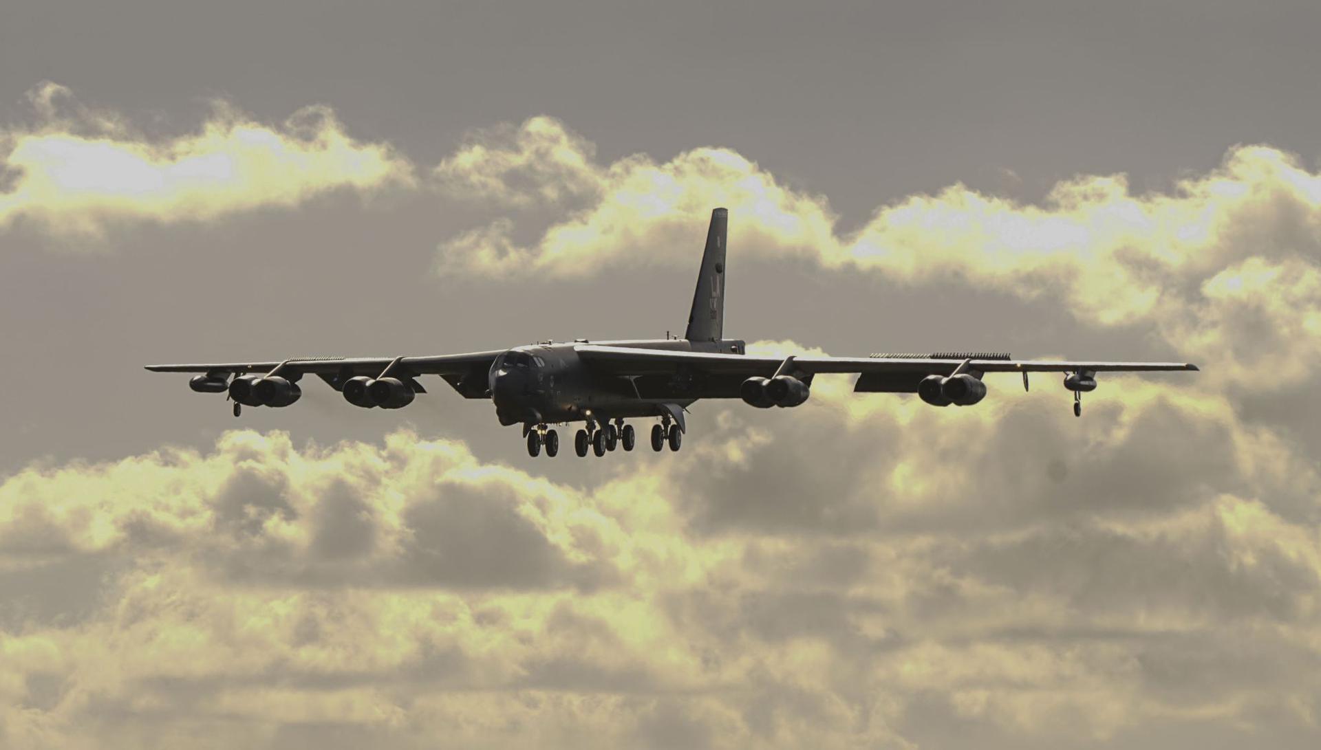 The US Air Force Dispatched B-52H Nuclear Bombers To The Area Where ...