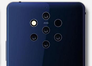 Накануне анонса в сеть «слили» подробные характеристики Nokia 9 PureView с пятью камерами