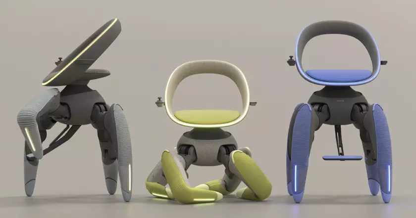 Робостул Walk Me делит футуристичность с комфортом