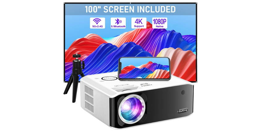 AuKing ‎V30-A Outdoor projector roku