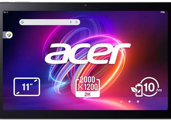 Acer выводит на украинский рынок 4 планшета Iconia Tab: процессоры Mediatek, QLED, LTE и цены от 7 000 гривен