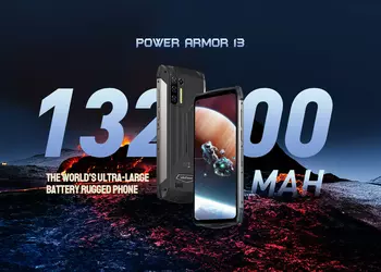 Ulefone Power Armor 13: ударопрочный смартфон с аккумулятором на 13200 мАч