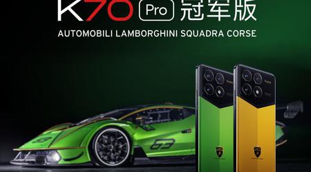 Xiaomi e Automobili Lamborghini SQUADRA CORSE hanno presentato uno speciale Redmi K70 Pro Champion Edition con 1 TB di spazio di archiviazione.