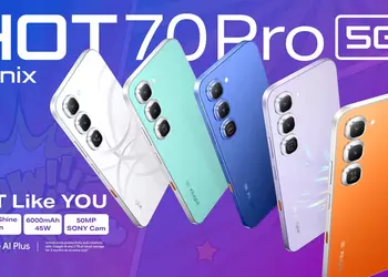 Infinix HOT 70 Pro 5G: Color-Changing Design, IP68, and Bundled AI at Mid-Range Price