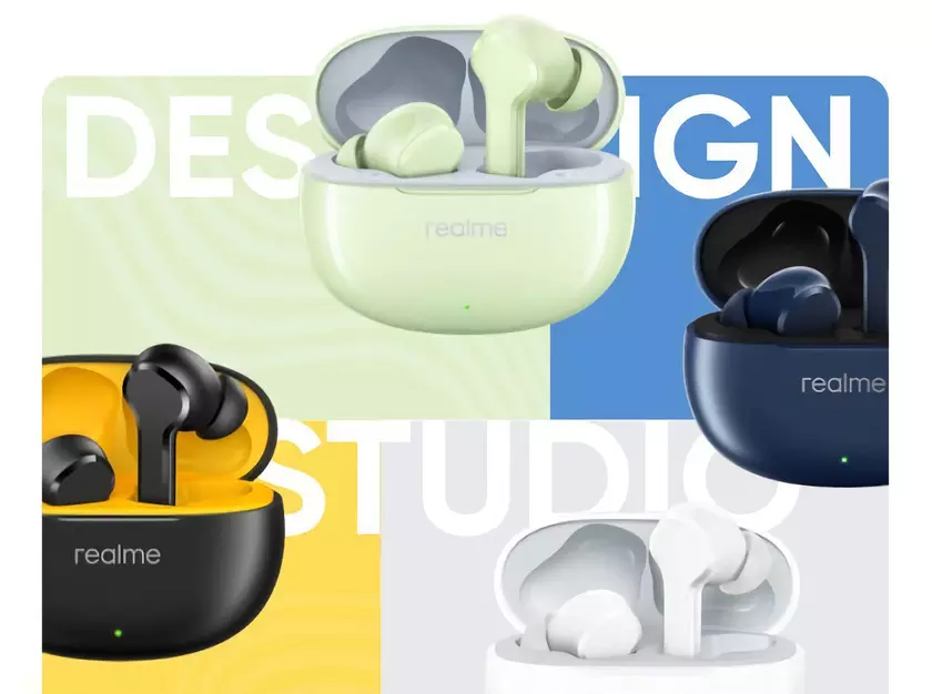 realme Buds T110: драйверы на 10 мм, Bluetooth 5.4, защита IPX5 и автономность до 38 часов за $18