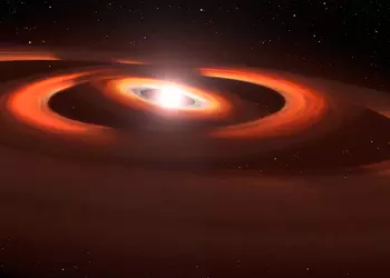 Телескоп Hubble показал зарождение планет в звёздной системе, которая напоминает Солнечную