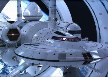 Концепт космического корабля IXS Enterprise с Ворп-двигателем