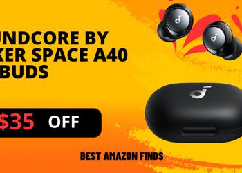 Soundcore by Anker Space A40 Earbuds - $35 Off Prime Big Deal!