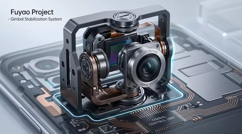 Oppo механический подвес для камер 2026