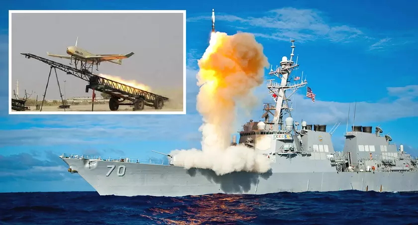 Иран использовал беспилотник Ababil V для наблюдения за американским эсминцем с управляемыми ракетами класса Arleigh Burke