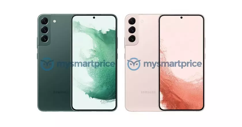 Samsung Galaxy S22+ появился на новых рендерах во всех цветовых вариантах